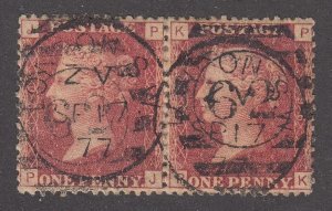 Great Britain #33 Used - PL196. London Cancel, SP 17, 77