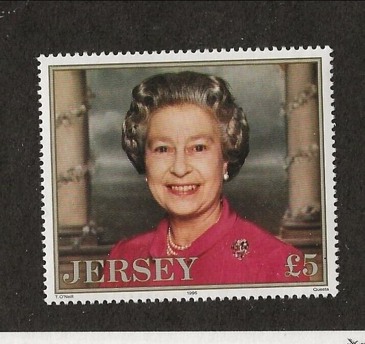 GB - JERSEY Sc 747 NH issue of 1996 - QUEEN ELIZABETH 