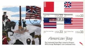 #3403c//h Stars and Stripes Dynamite FDC