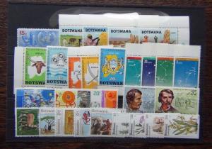 Botswana 1970 1978 Crops Flowers Livingstone Night Sky United Nations Norse MNH