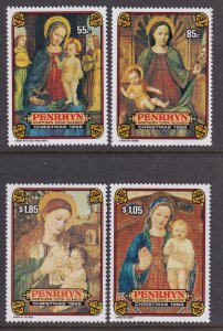 Penrhyn Island 411-414 Christmas MNH VF