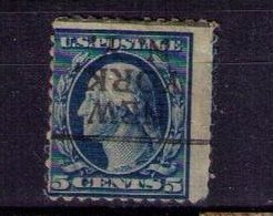 US Sc 504 5c Washington Blue Precancel Stamp Used F-VF