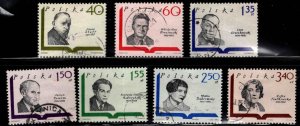 Poland Scott 1711-1717  Used  set