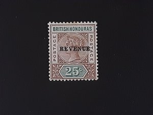 British Honduras revenue mint