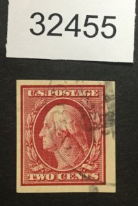 US STAMPS #384 USED  LOT #32455