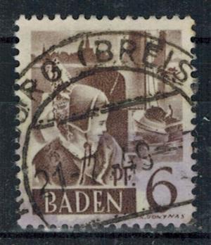 Germany - French Occupation - Baden - Scott 5N15