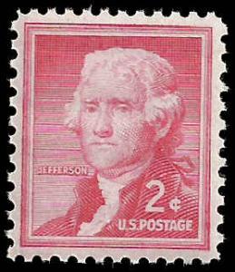 # 1033 MINT NEVER HINGED THOMAS JEFFERSON    