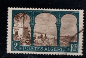 ALGERIA Scott 63 Used 2 Franc stamp