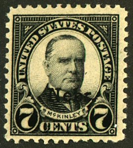 U.S. #676 MINT OG HR