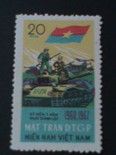 ​VIETNAM-1967-SC# 12//14 VIET CONG SOLIDERS ATOP AT U.S. TANK-MNH VF LAST ONE