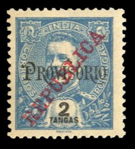 Portuguese Colonies, Portuguese India #335 Cat$72.50, 1913 2t blue, hinged