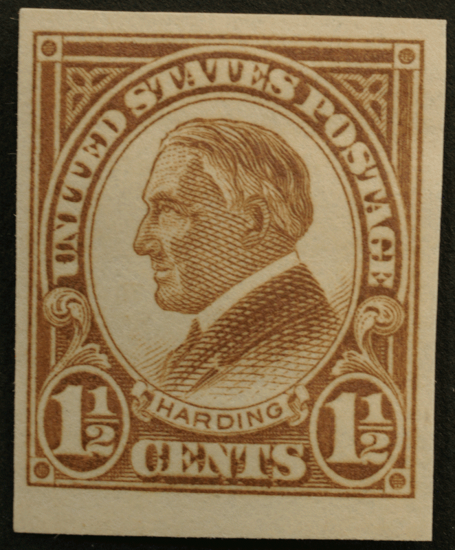 United States #631 Harding Imperforate MNH