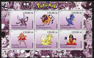 TURKMENISTAN SHEET POKEMON