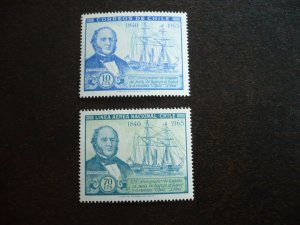 Stamps - Chile - Scott# 358, C268 - Mint Never Hinged Set of 2 Stamps