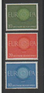 Germany 818-820 Europa CEPT 1960 MNH Set