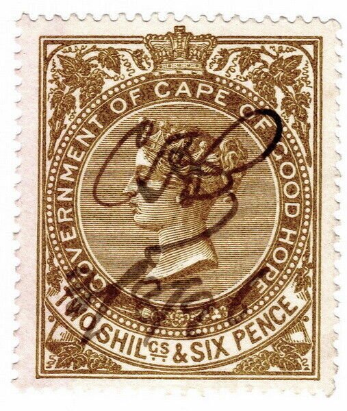 (I.B) Cape of Good Hope Revenue : Stamp Duty 2/6d (1885)