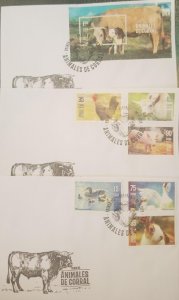 U) 2019, CARIBBEAN, FARM ANIMALS OF CUBA, FDC