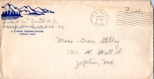 United States Military Soldier's Free Mail 1943 U.S. Navy U.S. Naval Training...