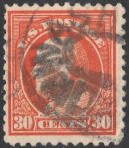 SC#516 30¢ Franklin Single (1917) Used