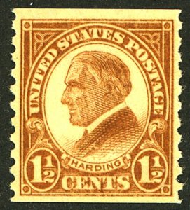 U.S. #598 MINT OG NH