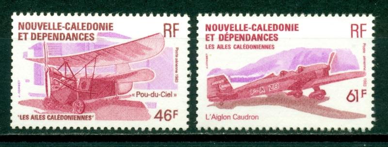 New Caledonia Scott #C188B-C188C MNH Aircraft CV$4+