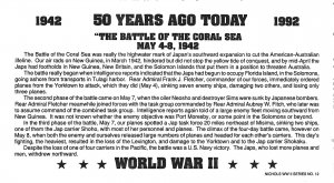 1992 FDC, #2697c, 29c World War II: 1942, K.M.C. Venture