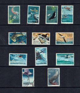 Australian Antarctic Territory: 1973, Definitive Set, Good Used.