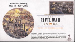 Set/2 Dana Jacobson Printed Cachet FDCs for the 2013 The Civil War: 1863 Issue