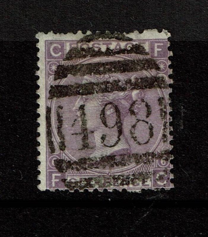 Great Britain SG# 107 Plate 6 Used / Violet - S4479