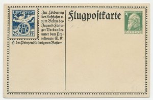 Postal stationery Bayern Wedding - Airmail 