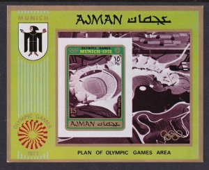 Ajman MI 701 BL 234 Summer Olympics Souvenir Sheet MNH VF