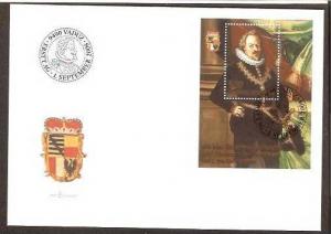 Liechtenstein 2008 King Karl l Famous People Royalty Coat of Arms FDC # 8009