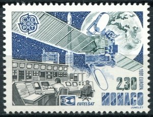 Monaco Sc#1760 MNH, 2.30f multi, Europa (C.E.P.T.) 1991 - Europe in Space (1991)