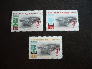 Stamps - Dominican Republic - Scott# B31-B33 - Mint Hinged Part Set of 3 Stamps