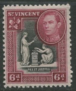 St Vincent - Scott 147- KGV Definitive -1938 - MLH - Single 6p Stamp