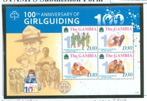Gambia #3309 Mint (NH) Single (Complete Set) (Scouts)