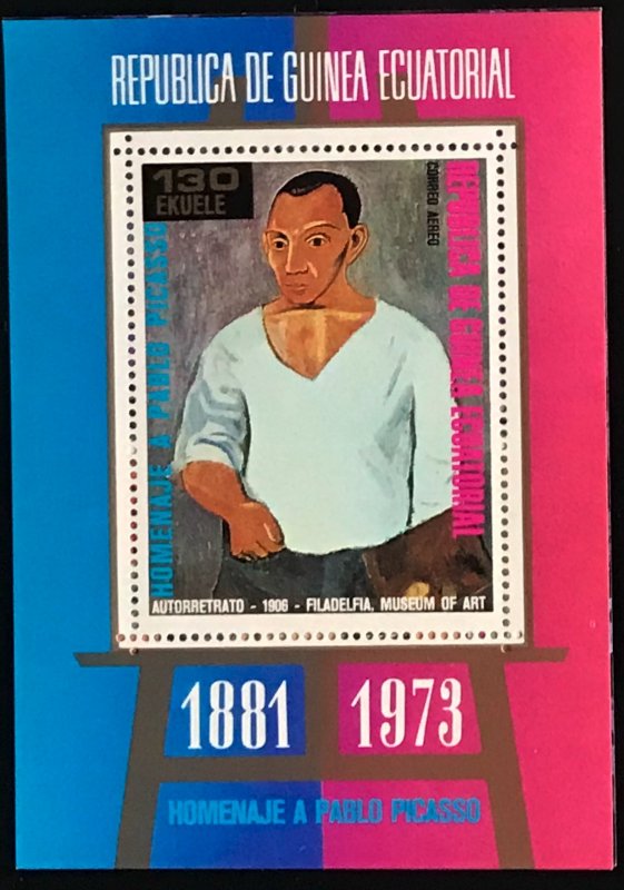 Equatorial Guinea #MiBl91 MNH S/S CV€7.00 Picasso