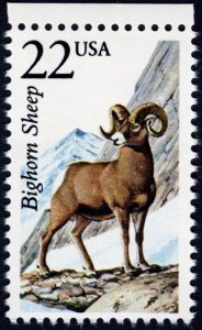 U.S. #2288 22c MNH (North American Wildlife - Bighorn Sheep)