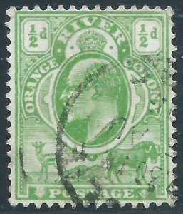 Orange River Colony, Sc #61, 1/2d Used