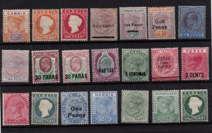 British Commonwealth QV fine mint MH collection WS36810