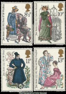 Great Britain Scott 754-757 Mint never hinged.