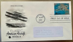 US Classic American Aircraft set of 4 FDC's PCS 1997