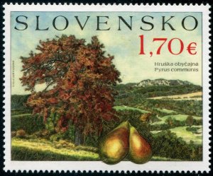 HERRICKSTAMP NEW ISSUES SLOVAKIA Nature Protection 2019 Fruit Trees