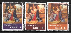 Ireland 423-425: The Holy Family (Giorgione), used, VF