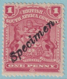 RHODESIA 60 SPECIMEN  MINT HINGED OG * NO FAULTS VERY FINE! - JQF