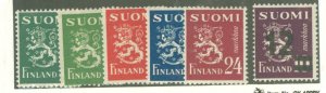 Finland #270-275 Unused Single (Complete Set)