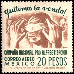 Mexico #806-811, C153-C157, Cplt Set(11), 1945, Hinged, Pencil Writing On Back