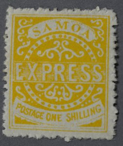 Samoa #6 FN Reprint OG PH HRM Type II Hinge Remnant Gum Fine About 3/4 Cover