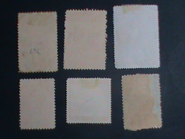 ​CUBA -SIX RARE OVER 70 YEARS OLD USED-CUBA   STAMP-VERY FINE PLEASE WATCH