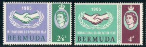 Bermuda  #199-200  Mint NH CV $2.25